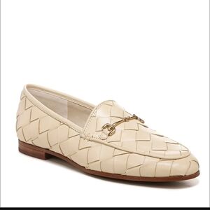 Sam Edelman Loraine Woven Loafer EGGSHELL Size 7.5